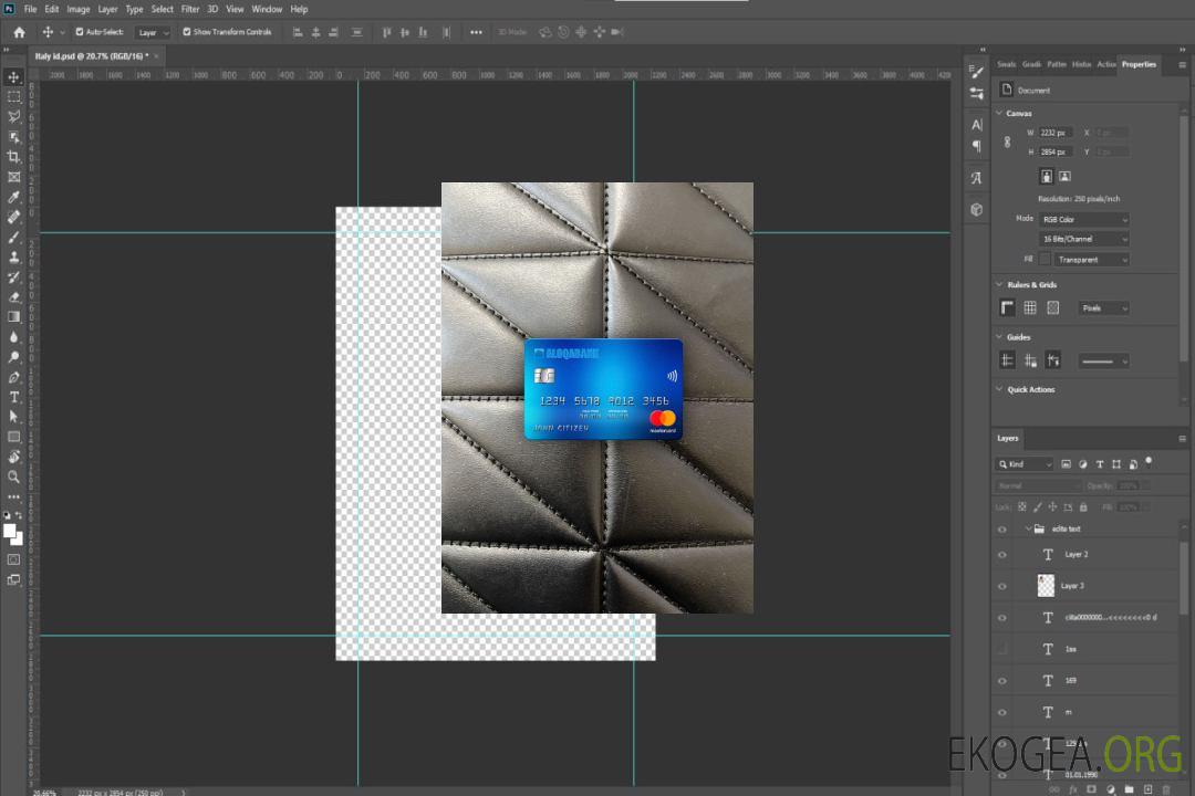 Ouzbékistan Aloqabank mastercard photolook recto template